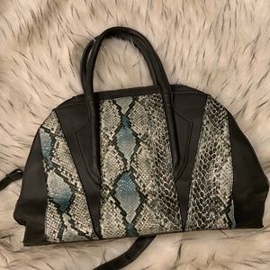 Croc print bag cross body